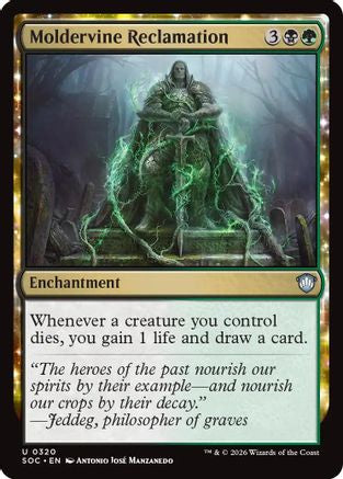 Moldervine Reclamation (SOC-320) [Commander: Secrets of Strixhaven] MTG Single Wizards of the Coast