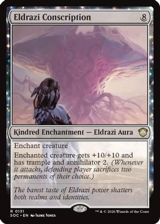 Eldrazi Conscription (SOC-131) [Commander: Secrets of Strixhaven] MTG Single Wizards of the Coast