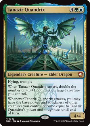 Tanazir Quandrix (SOC-332) [Commander: Secrets of Strixhaven] MTG Single Wizards of the Coast