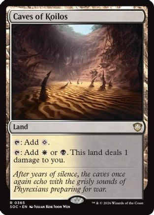 Caves of Koilos (SOC-365) [Commander: Secrets of Strixhaven] MTG Single Wizards of the Coast