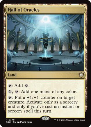 Hall of Oracles (SOC-378) [Commander: Secrets of Strixhaven] MTG Single Wizards of the Coast