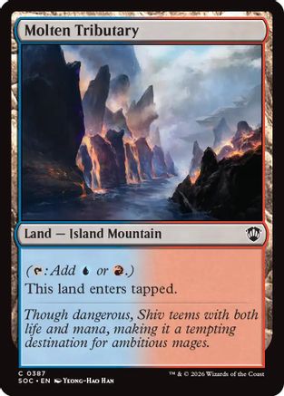 Molten Tributary (SOC-387) [Commander: Secrets of Strixhaven] MTG Single Wizards of the Coast