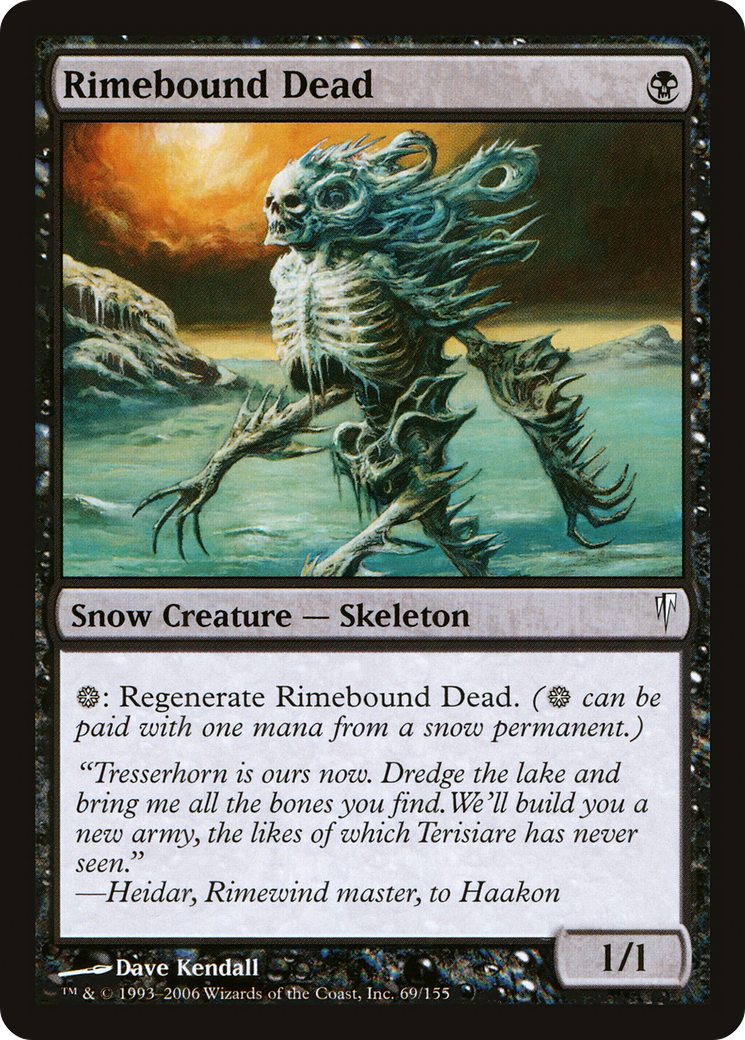 Rimebound Dead (CSP-069) [Coldsnap] MTG Single Wizards of the Coast