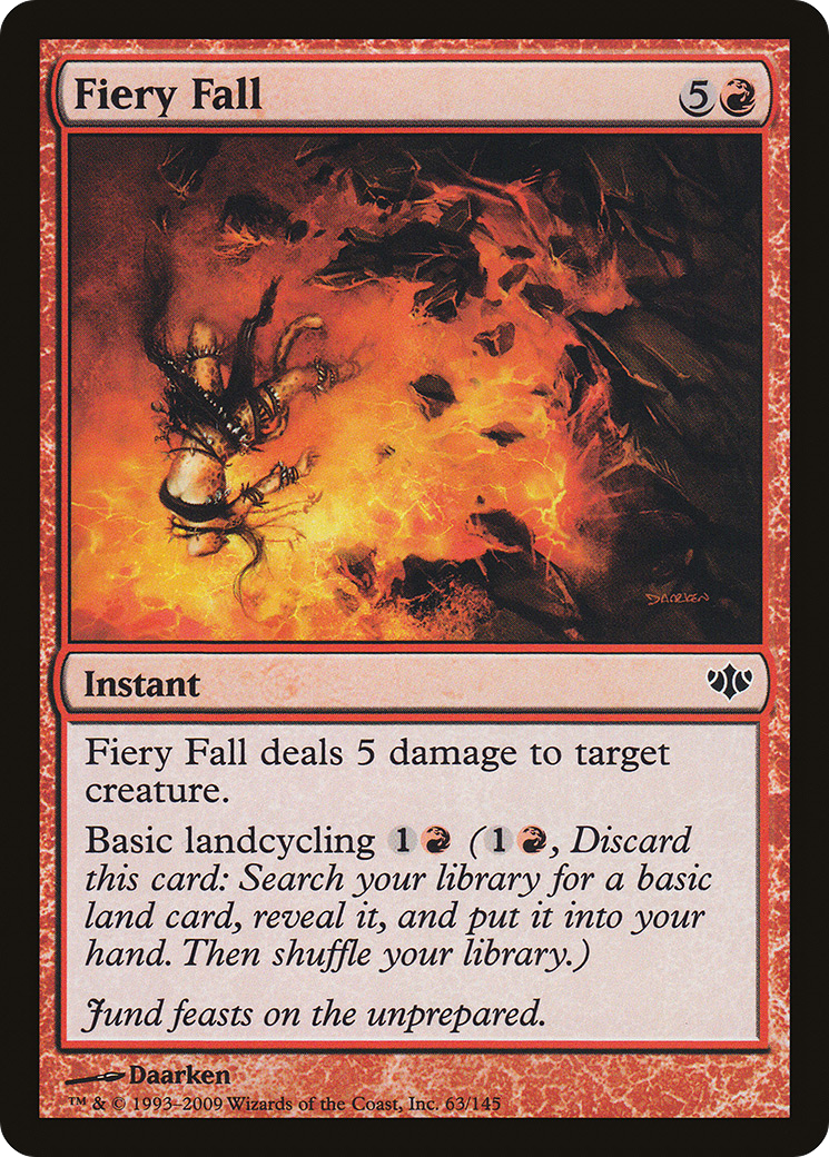 Fiery Fall (CON-063) [Conflux] Foil MTG Single Wizards of the Coast