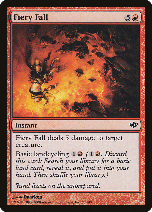 Fiery Fall (CON-063) [Conflux] MTG Single Wizards of the Coast