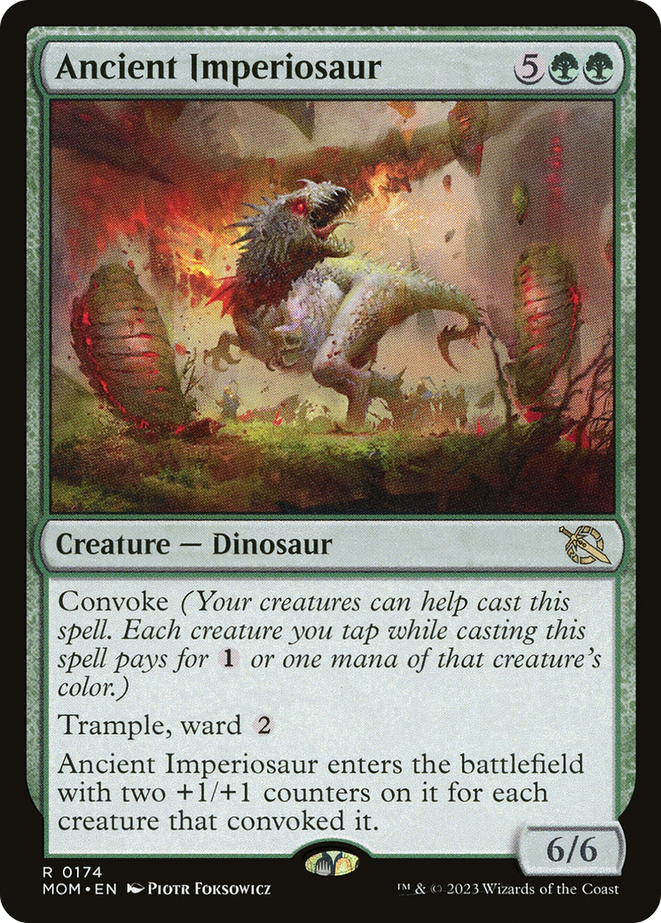 Ancient Imperiosaur (MOM-174) [March of the Machine] MTG Single Wizards of the Coast