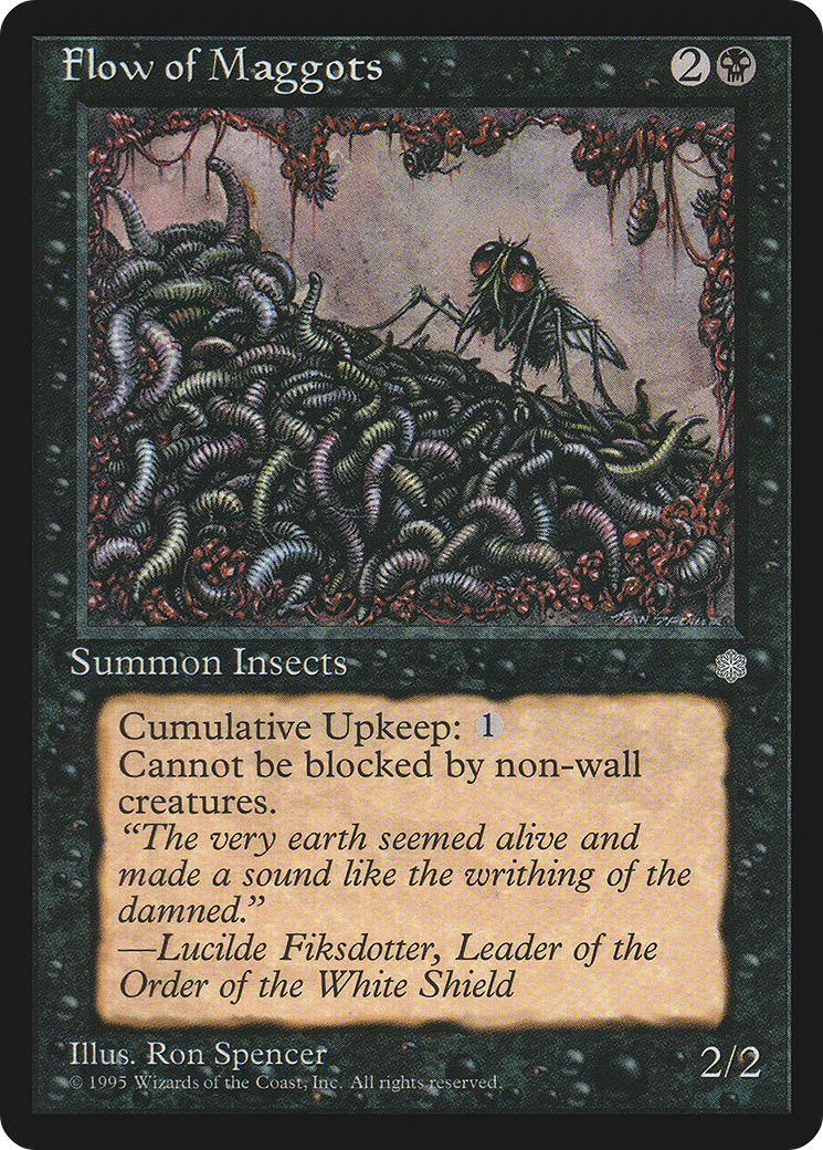 Flow of Maggots (ICE-125) [Ice Age] MTG Single Wizards of the Coast