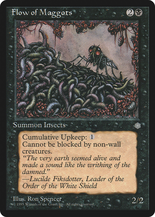 Flow of Maggots (ICE-125) [Ice Age] MTG Single Wizards of the Coast