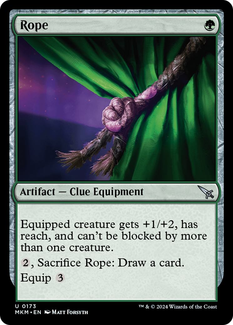 Rope (MKM-173) [Murders at Karlov Manor] MTG Single Murders at Karlov Manor