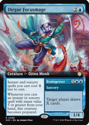 Dirgur Focusmage (SOC-068) [Commander: Secrets of Strixhaven] MTG Single Wizards of the Coast