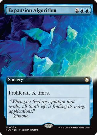 Expansion Algorithm (SOC-069) [Commander: Secrets of Strixhaven] MTG Single Wizards of the Coast