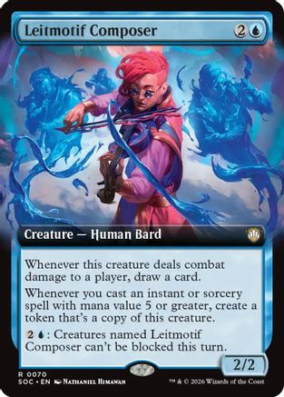 Leitmotif Composer (SOC-070) [Commander: Secrets of Strixhaven] MTG Single Wizards of the Coast