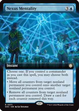 Nexus Mentality (SOC-071) [Commander: Secrets of Strixhaven] MTG Single Wizards of the Coast