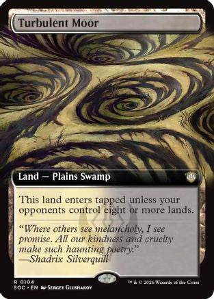 Turbulent Moor (SOC-104) [Commander: Secrets of Strixhaven] MTG Single Wizards of the Coast