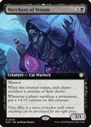 Merchant of Venom (SOC-076) [Commander: Secrets of Strixhaven] MTG Single Wizards of the Coast