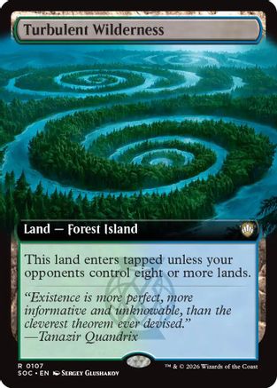 Turbulent Wilderness (SOC-107) [Commander: Secrets of Strixhaven] MTG Single Wizards of the Coast