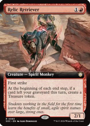 Relic Retriever (SOC-083) [Commander: Secrets of Strixhaven] MTG Single Wizards of the Coast