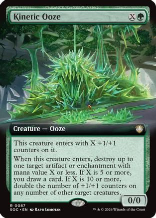 Kinetic Ooze (SOC-087) [Commander: Secrets of Strixhaven] MTG Single Wizards of the Coast