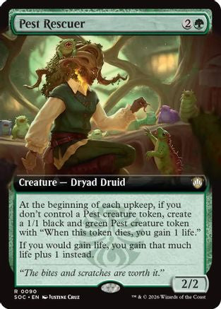 Pest Rescuer (SOC-090) [Commander: Secrets of Strixhaven] MTG Single Wizards of the Coast