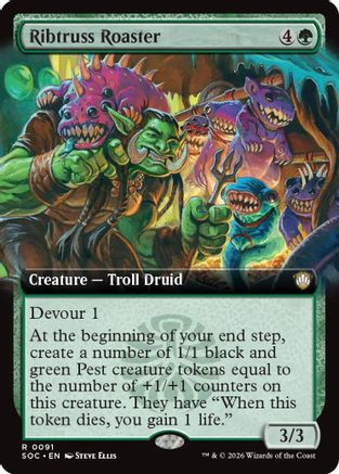 Ribtruss Roaster (SOC-091) [Commander: Secrets of Strixhaven] MTG Single Wizards of the Coast