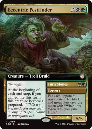Eccentric Pestfinder (SOC-094) [Commander: Secrets of Strixhaven] MTG Single Wizards of the Coast