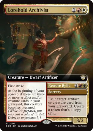 Lorehold Archivist (SOC-097) [Commander: Secrets of Strixhaven] MTG Single Wizards of the Coast