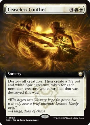Ceaseless Conflict (SOC-062) [Commander: Secrets of Strixhaven] MTG Single Wizards of the Coast