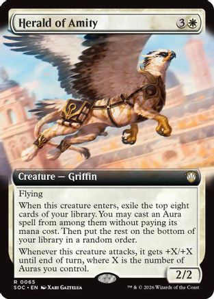 Herald of Amity (SOC-065) [Commander: Secrets of Strixhaven] MTG Single Wizards of the Coast