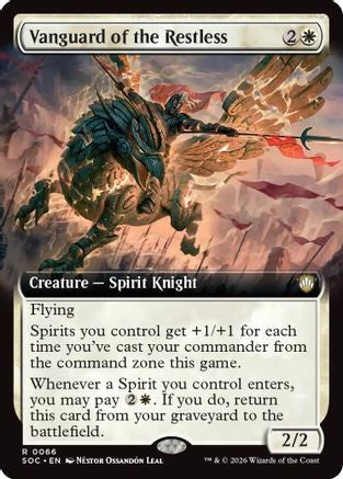 Vanguard of the Restless (SOC-066) [Commander: Secrets of Strixhaven] MTG Single Wizards of the Coast