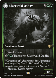 Ulvenwald Oddity // Ulvenwald Behemoth (DBL-492) [Innistrad: Double Feature] MTG Single Wizards of the Coast