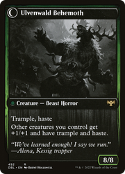 Ulvenwald Oddity // Ulvenwald Behemoth (DBL-492) [Innistrad: Double Feature] MTG Single Wizards of the Coast