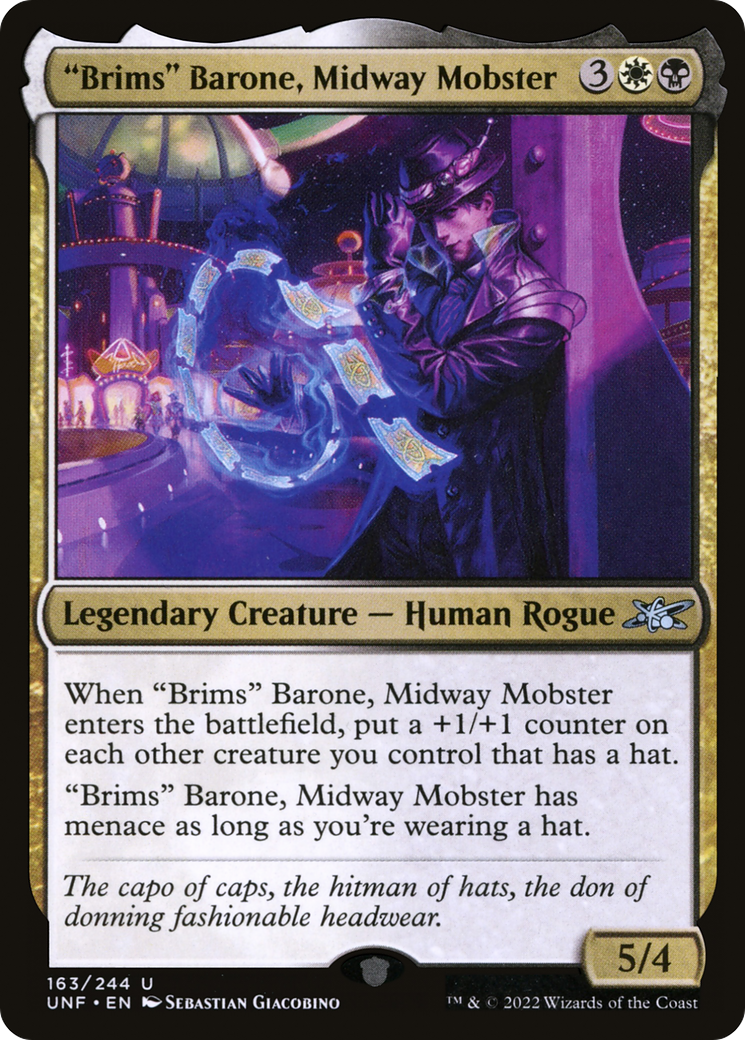"Brims" Barone, Midway Mobster [Unfinity] MTG Single Magic: The Gathering