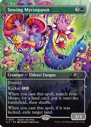 Sowing Mycospawn (SLP-051) [Secret Lair] Showdown MTG Single Wizards of the Coast
