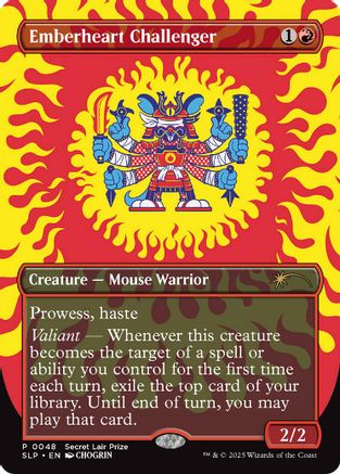 Emberheart Challenger (SLP-048) [Secret Lair] Showdown Foil MTG Single Wizards of the Coast
