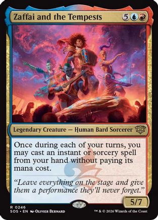 Zaffai and the Tempests (SOS-246) [Secrets of Strixhaven] Foil MTG Single Wizards of the Coast