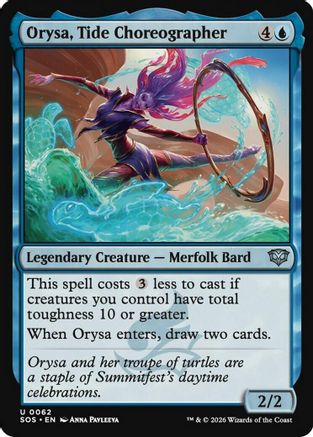 Orysa, Tide Choreographer (SOS-062) [Secrets of Strixhaven] MTG Single Wizards of the Coast
