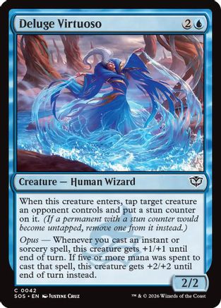 Deluge Virtuoso (SOS-042) [Secrets of Strixhaven] MTG Single Wizards of the Coast