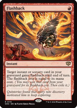 Flashback (SOS-115) [Secrets of Strixhaven] MTG Single Wizards of the Coast