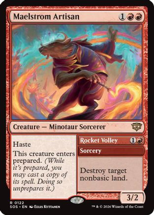 Maelstrom Artisan (SOS-122) [Secrets of Strixhaven] Foil MTG Single Wizards of the Coast
