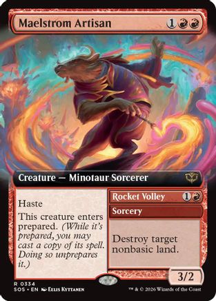 Maelstrom Artisan (SOS-334) [Secrets of Strixhaven] Foil MTG Single Wizards of the Coast