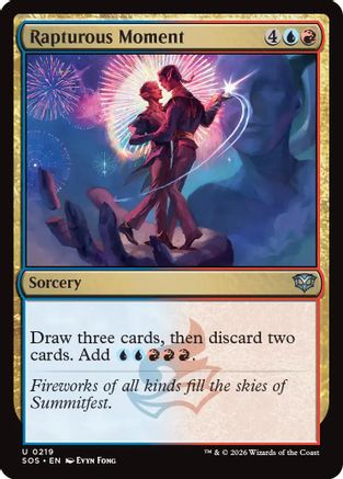 Rapturous Moment (SOS-219) [Secrets of Strixhaven] MTG Single Wizards of the Coast