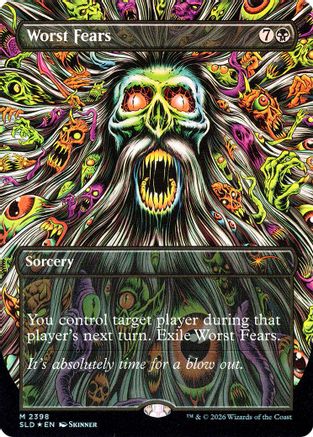 Worst Fears (SLD-2398) [Secret Lair] Drop Series Foil MTG Single Wizards of the Coast