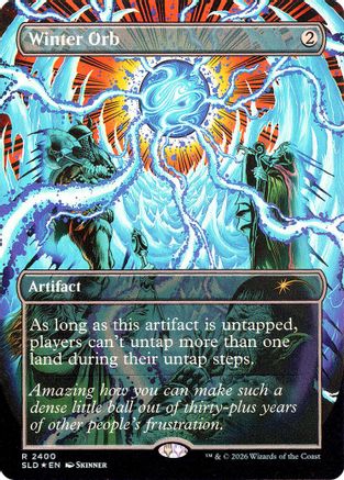 Winter Orb (2400) (SLD-2400) [Secret Lair] Drop Series Foil MTG Single Wizards of the Coast