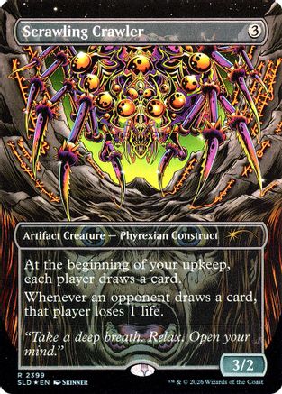 Scrawling Crawler (SLD-2399) [Secret Lair] Drop Series Foil MTG Single Wizards of the Coast