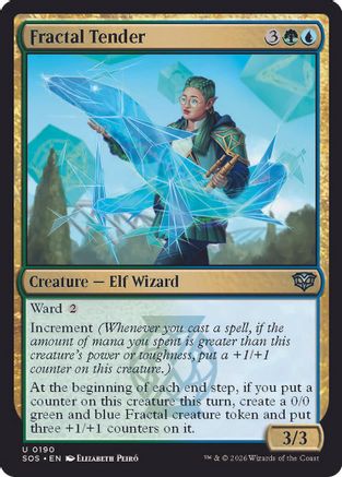 Fractal Tender (SOS-190) [Secrets of Strixhaven] Foil MTG Single Wizards of the Coast