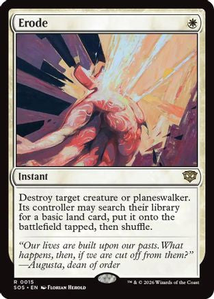 Erode (SOS-015) [Secrets of Strixhaven] MTG Single Wizards of the Coast