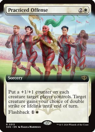 Practiced Offense (SOS-313) [Secrets of Strixhaven] MTG Single Wizards of the Coast