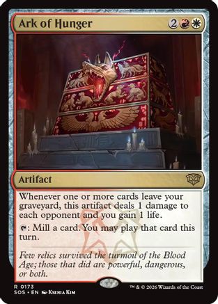 Ark of Hunger (SOS-173) [Secrets of Strixhaven] Foil MTG Single Wizards of the Coast
