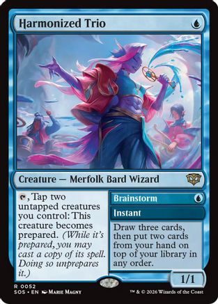 Harmonized Trio (SOS-052) [Secrets of Strixhaven] Foil MTG Single Wizards of the Coast