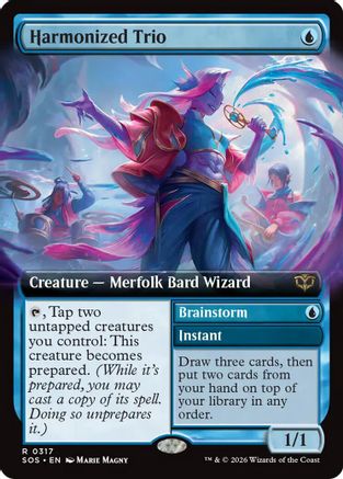 Harmonized Trio (SOS-317) [Secrets of Strixhaven] Foil MTG Single Wizards of the Coast